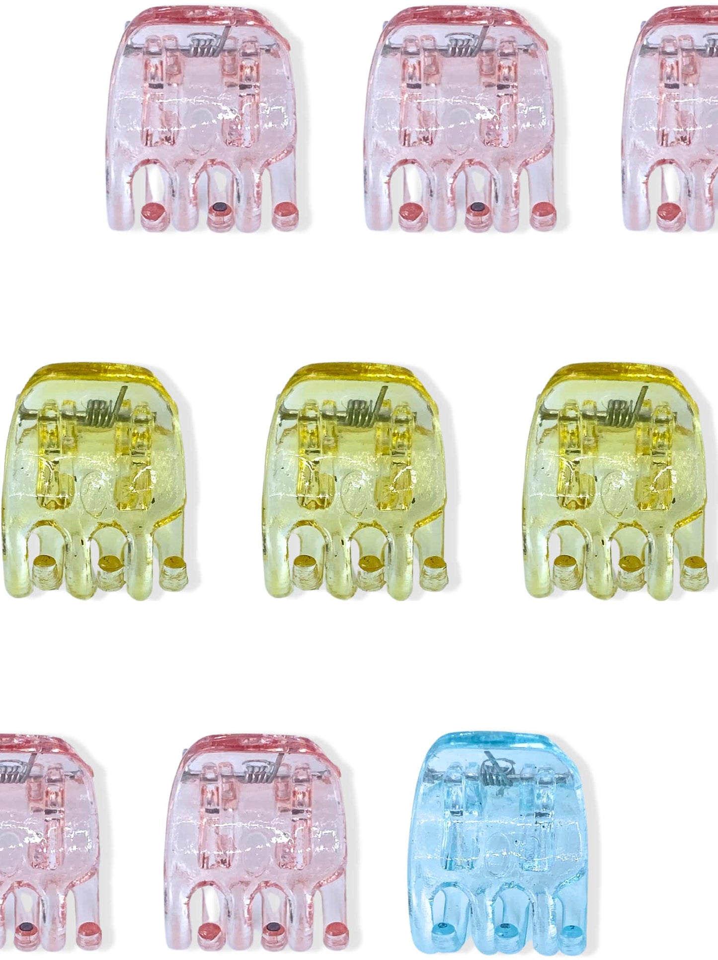 Lot de petites pinces à cheveux colorées