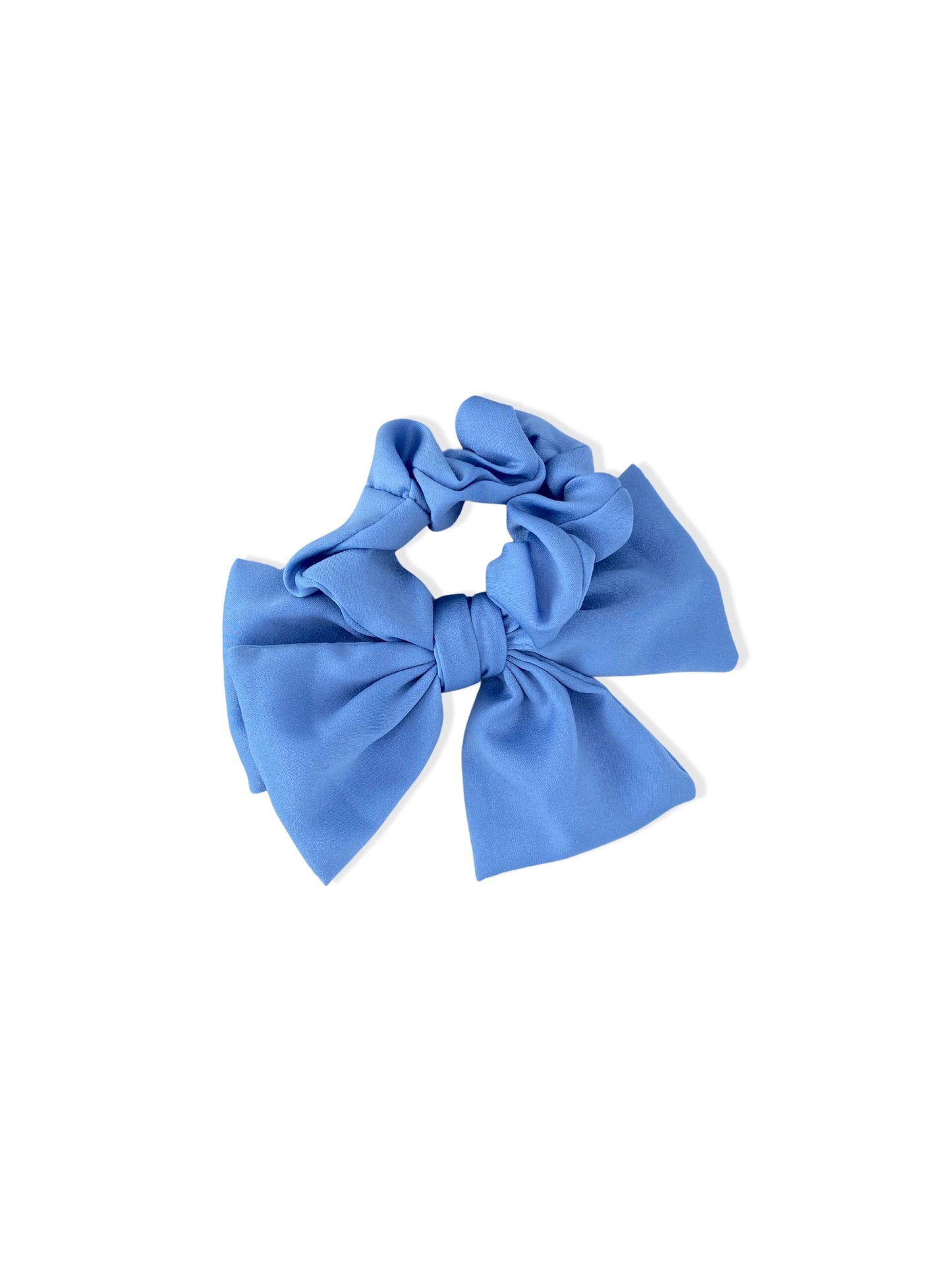Blue hair elastic with bow