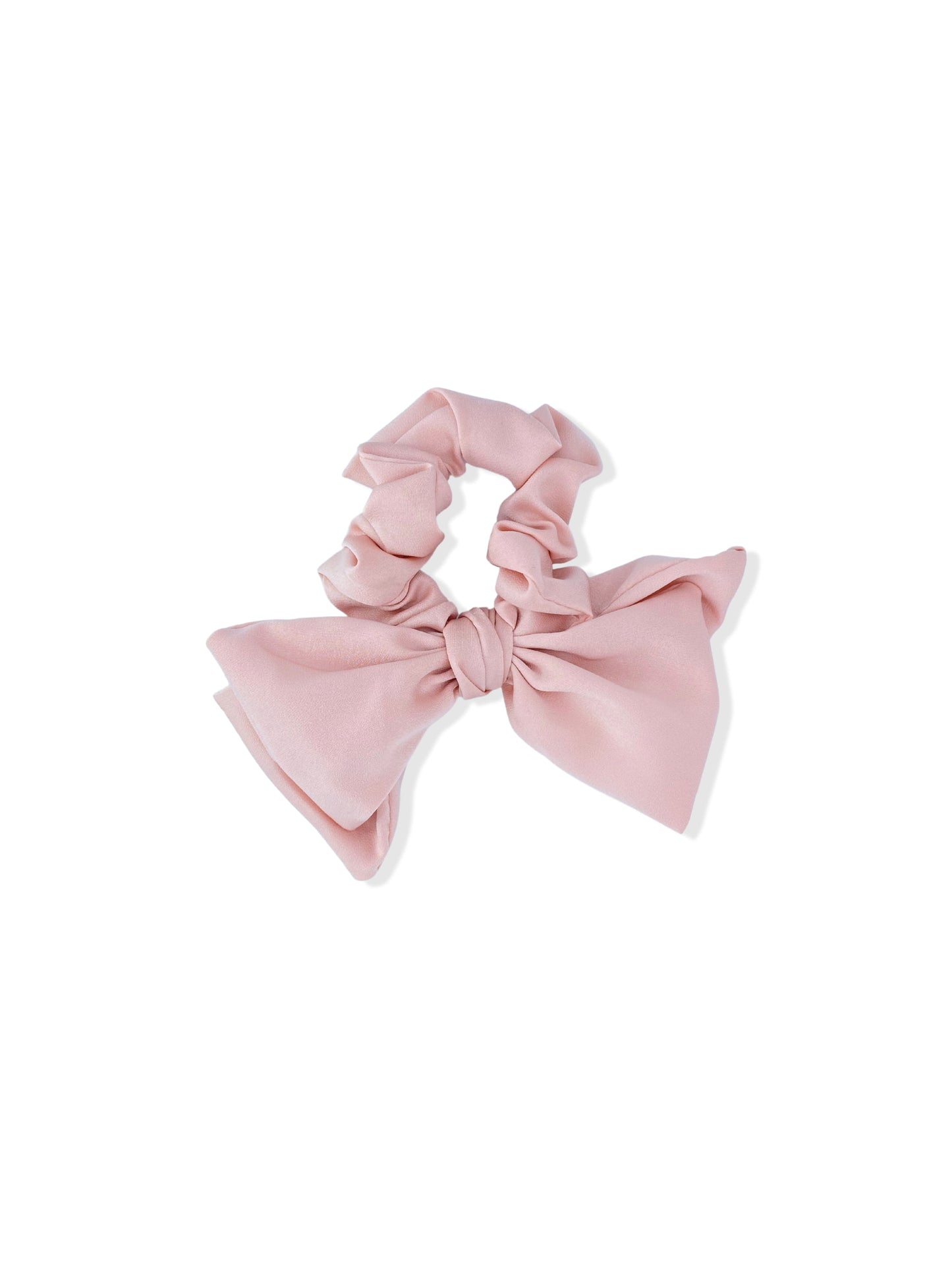 Elástico rosa de cabelo com laço