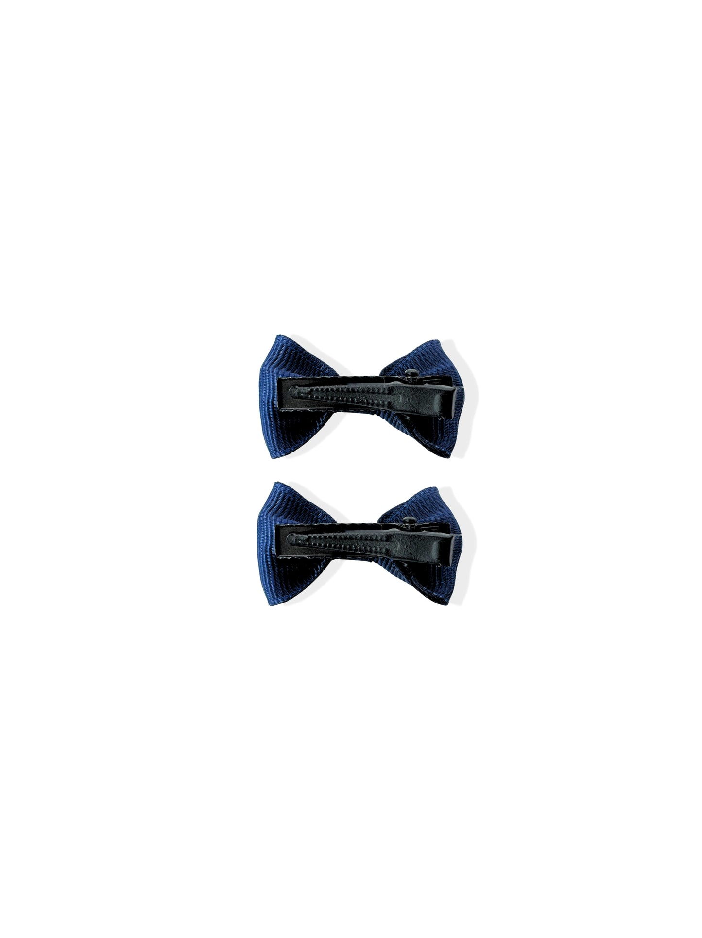 Hair clip with blue bow