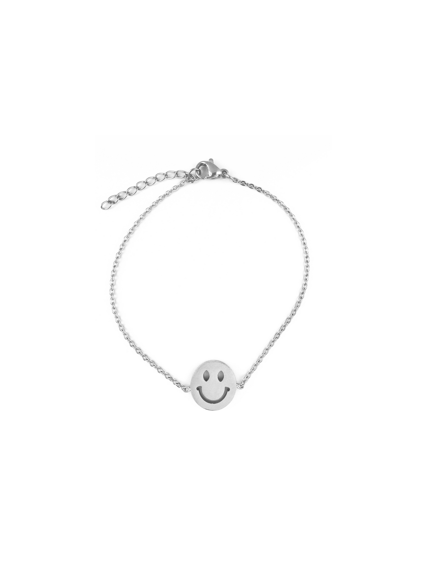 Smile silver steel bracelet