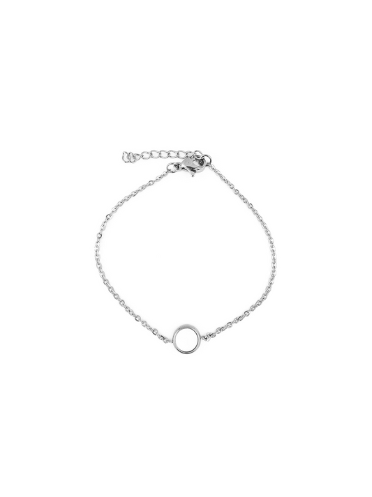 Pearl silver steel bracelet