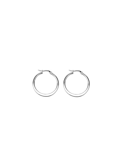 20mm silver steel rings