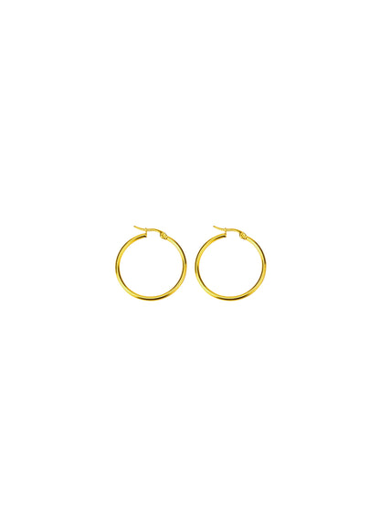 10mm golden steel rings