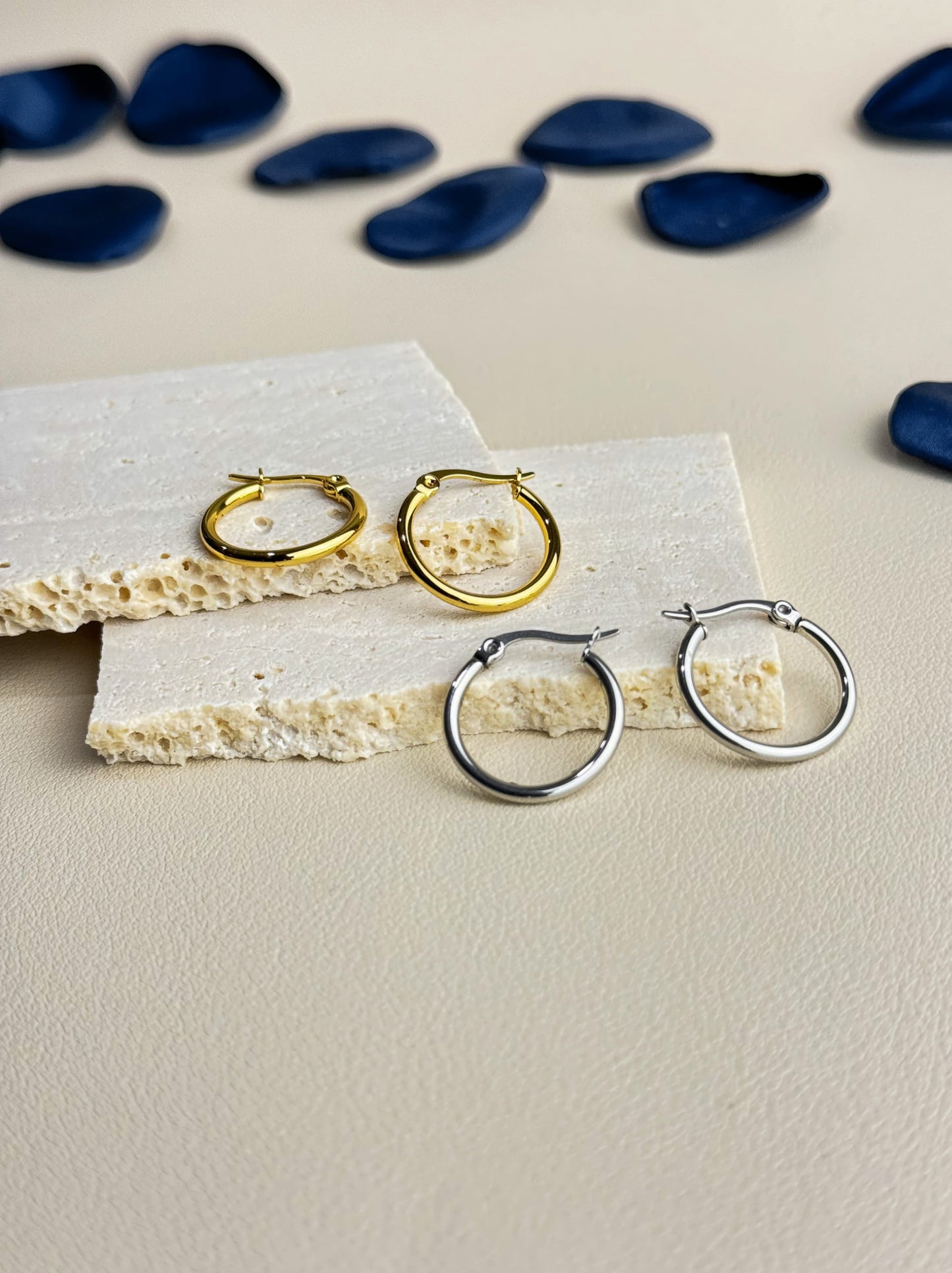 20mm golden steel rings