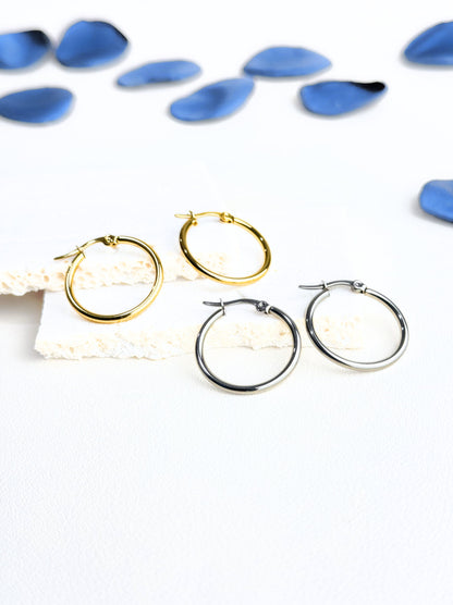 20mm golden steel rings