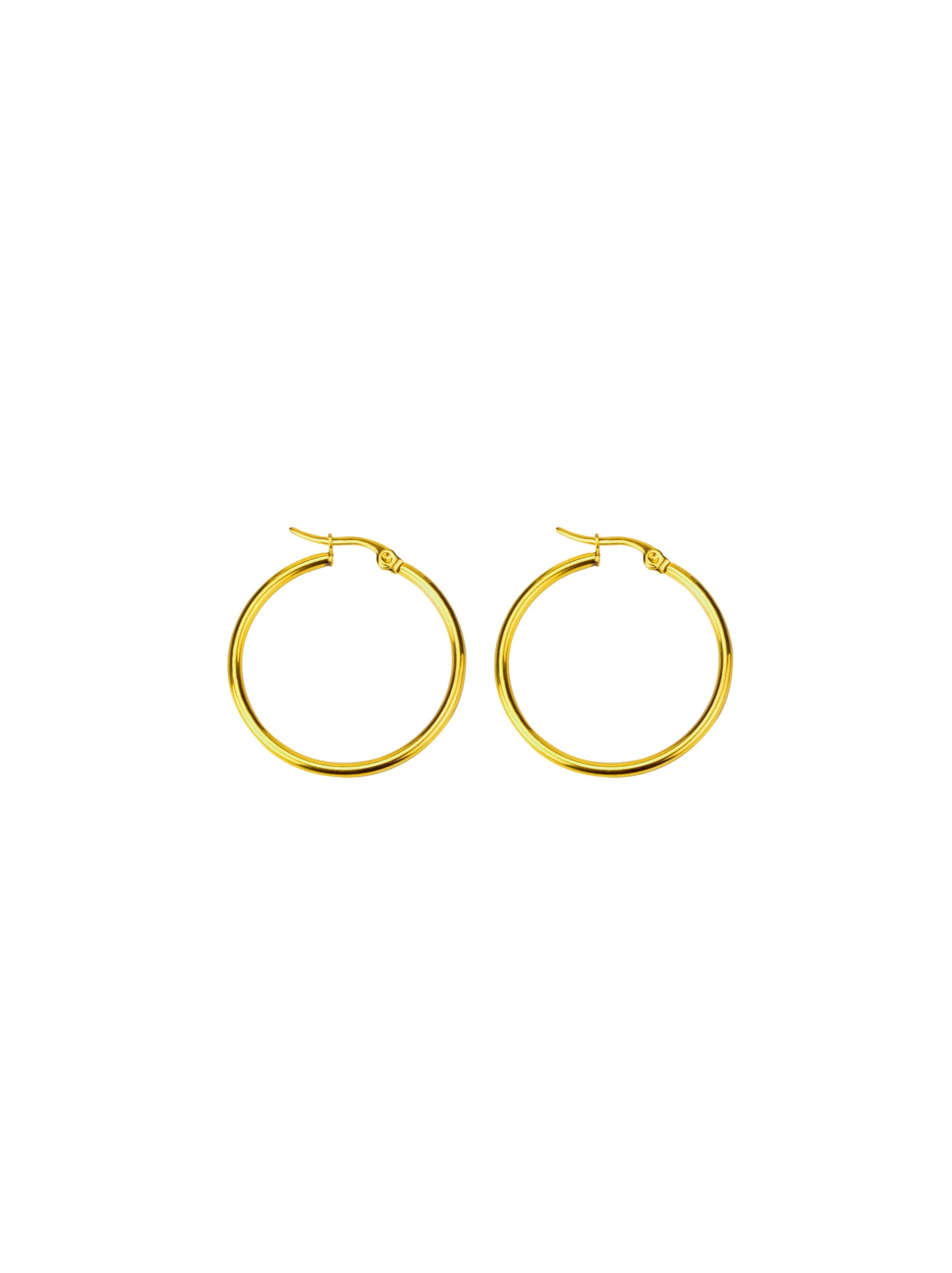 40mm golden steel rings