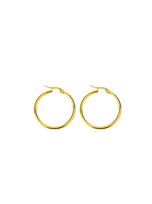 50mm golden steel rings