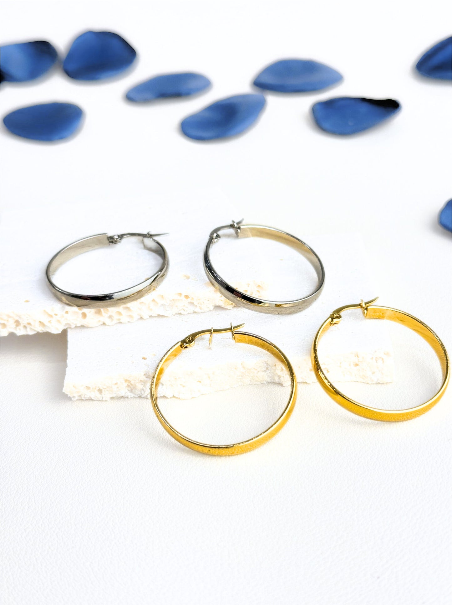 30mm golden steel rings