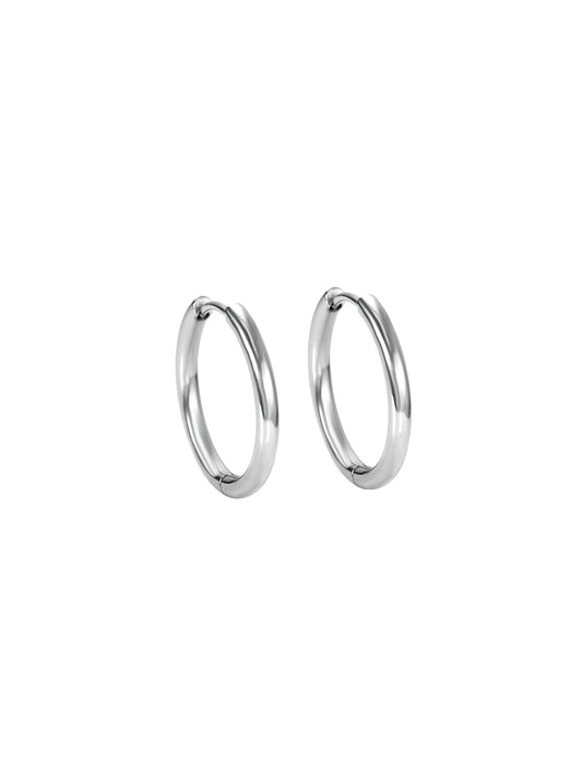 10mm silver steel rings