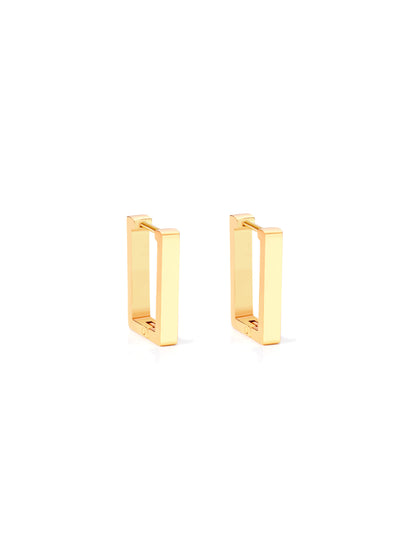 Square golden steel hoops