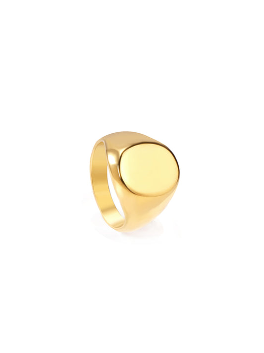Golden Steel Ring