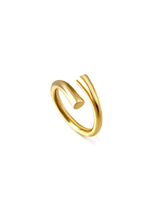 Golden Steel Ring