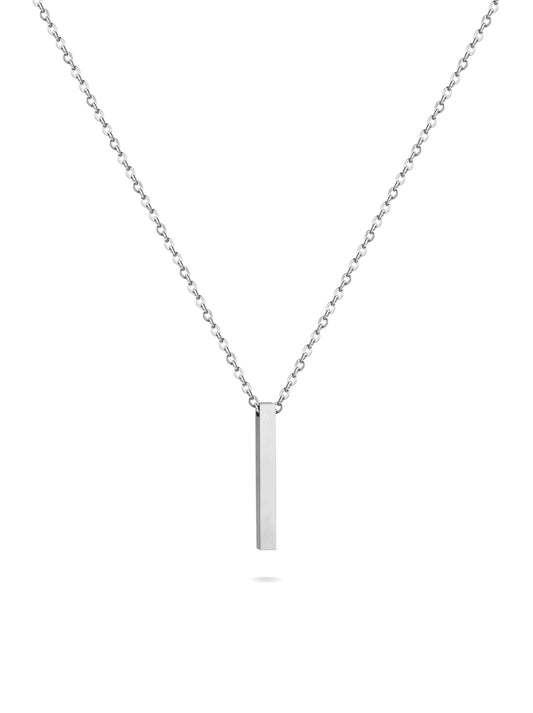 Basic Silver Steel Necklace