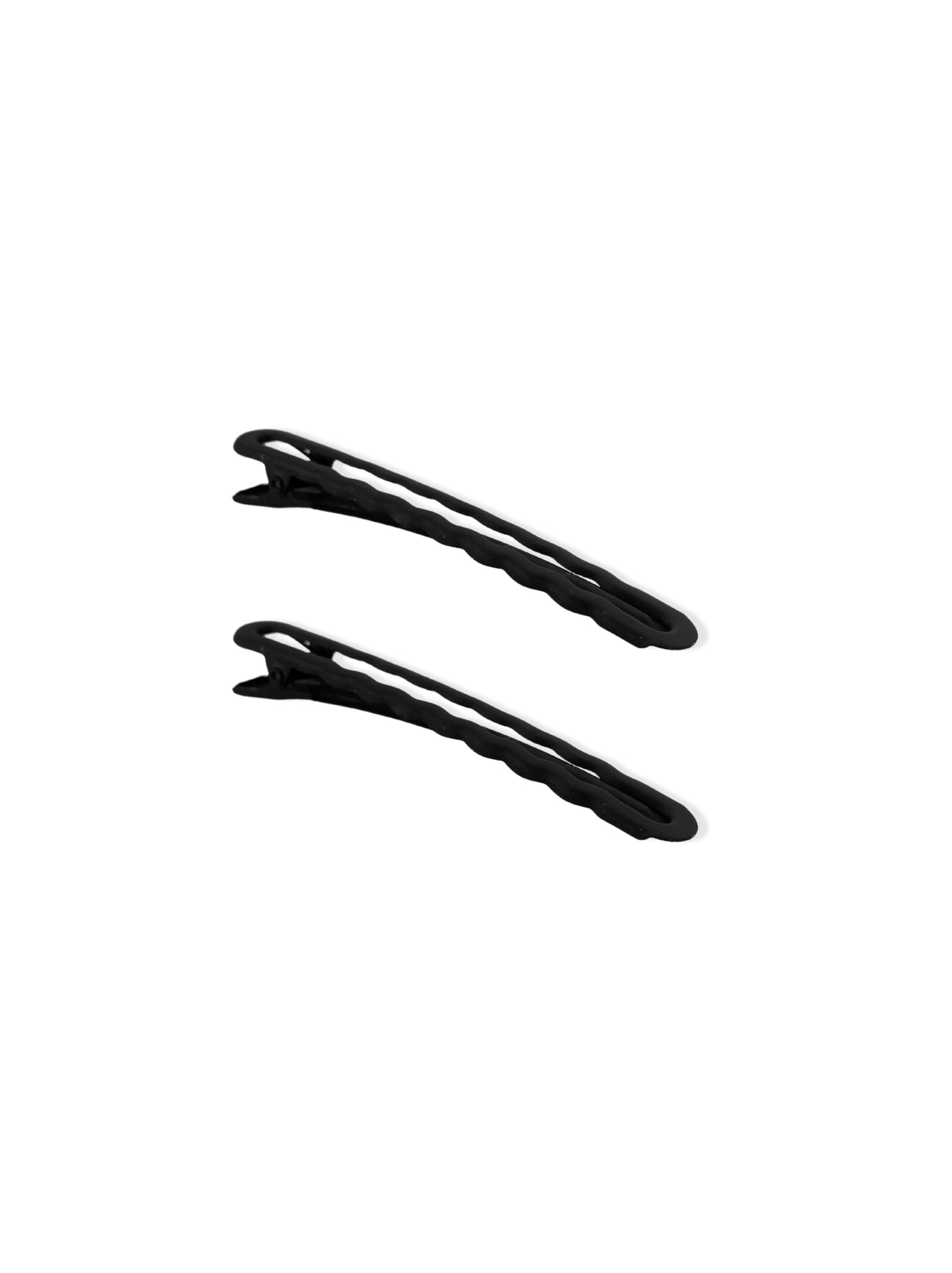 Set of black tweezers