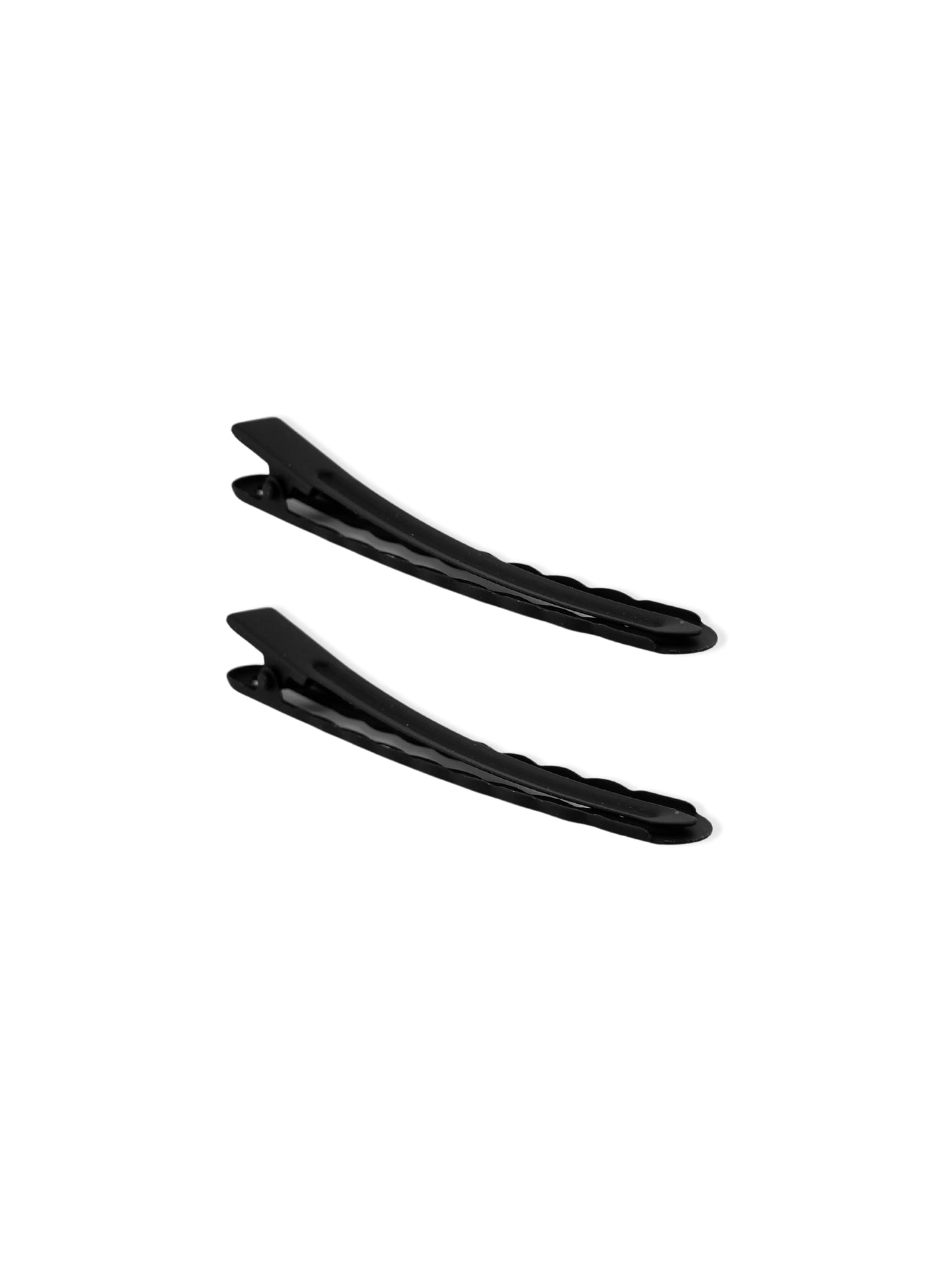 Set of black tweezers