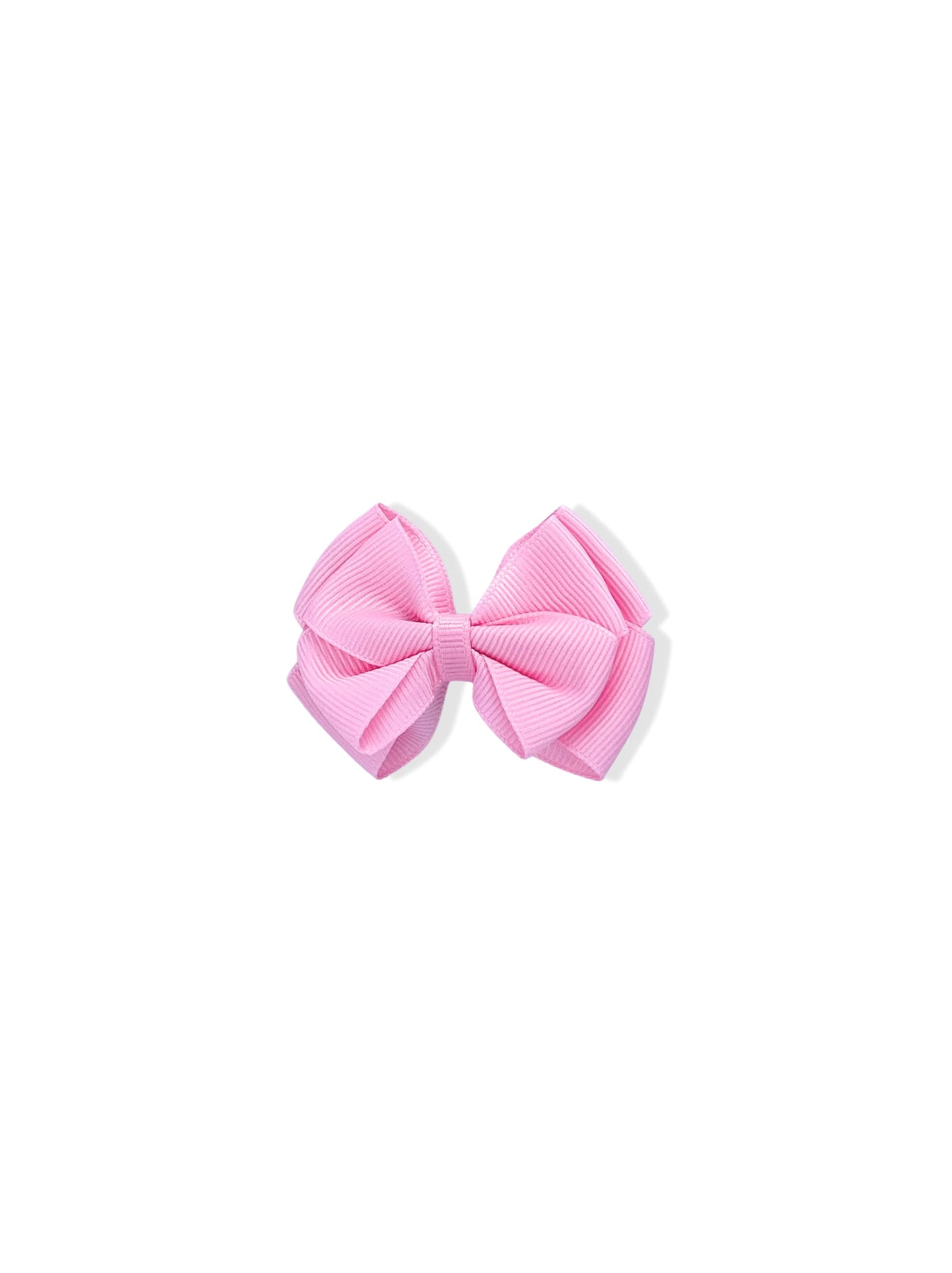 Hair clip with pink bow