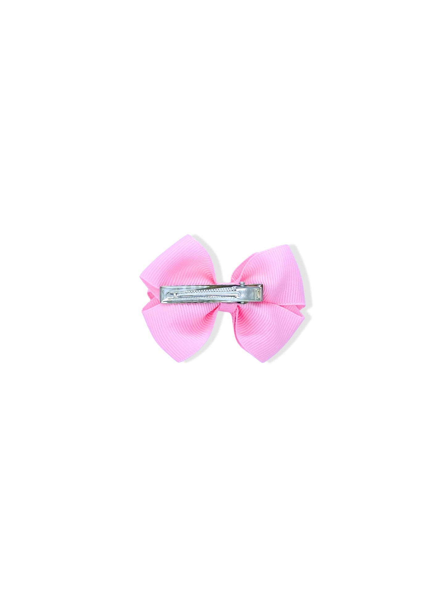 Hair clip with pink bow