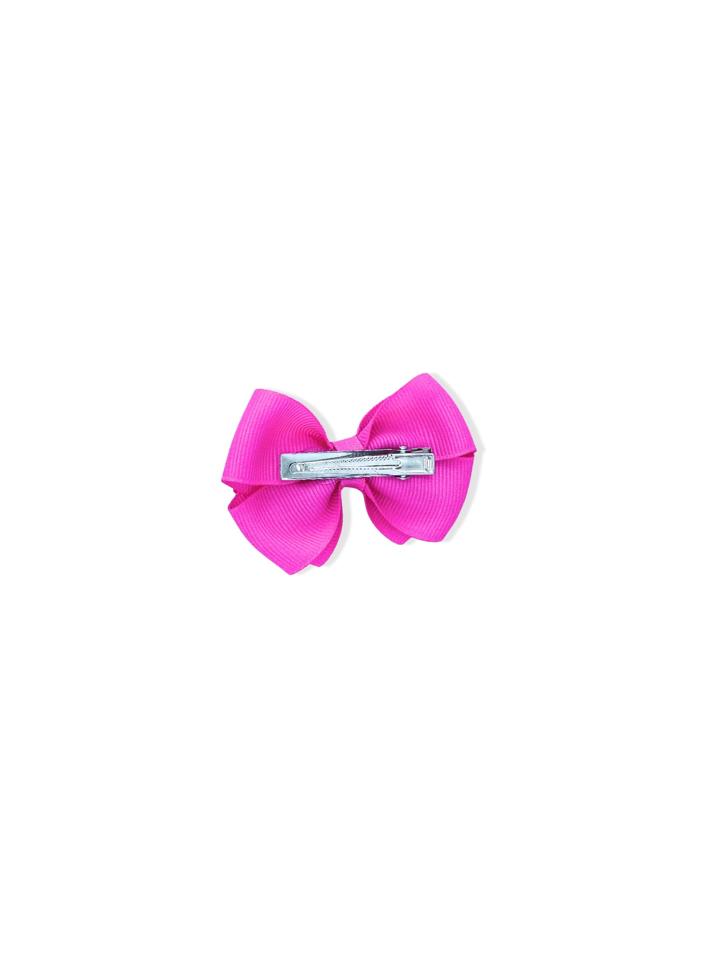 Hair clip with pink bow