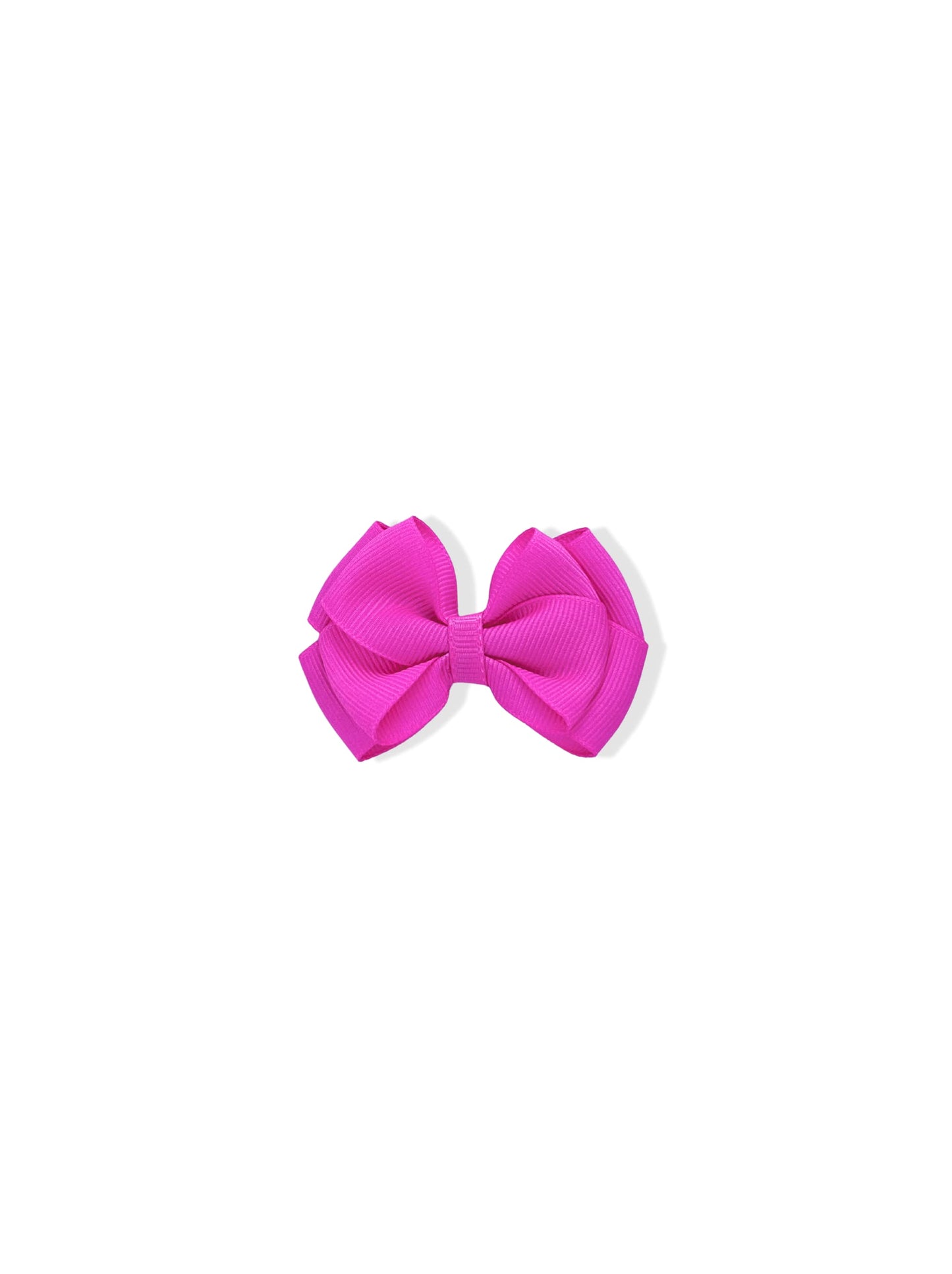 Hair clip with pink bow