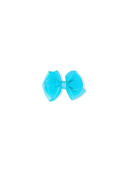 Hair clip with green bow