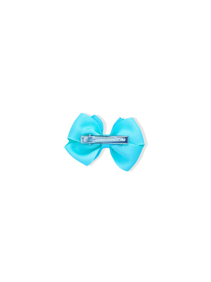 Hair clip with green bow