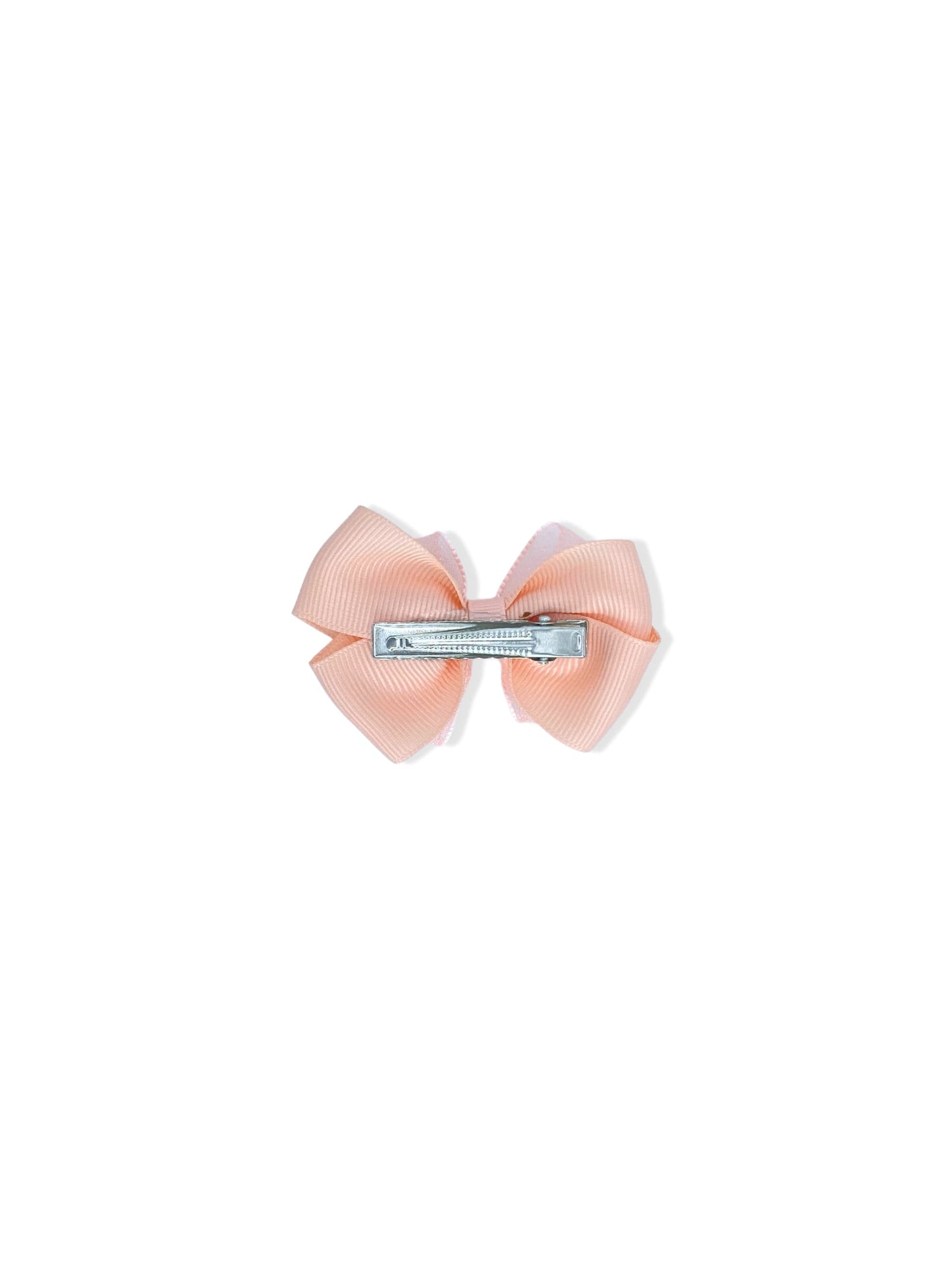 Hair clip with orange bow