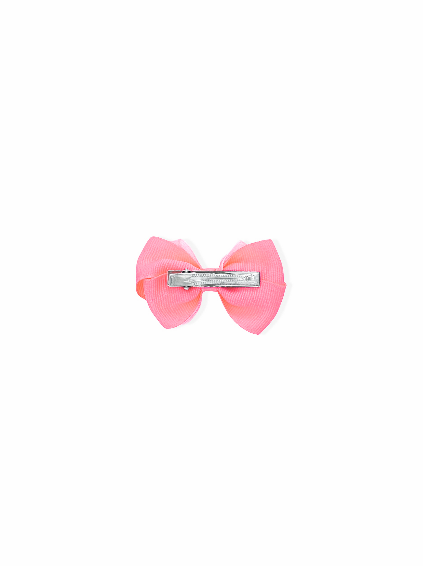 Hair clip with pink bow