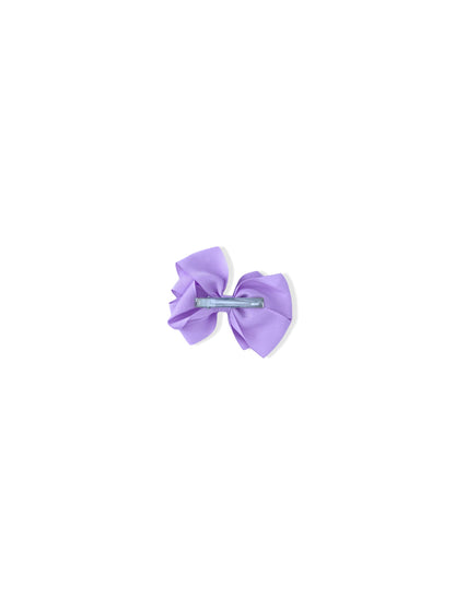 Barrette à cheveux avec noeud violet