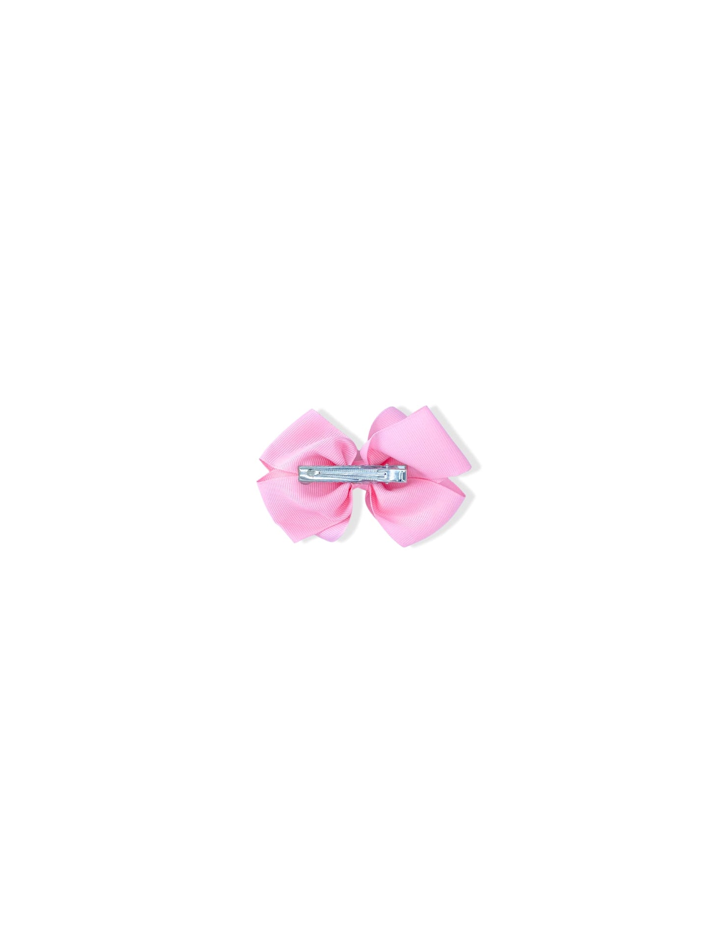 Hair clip with pink bow