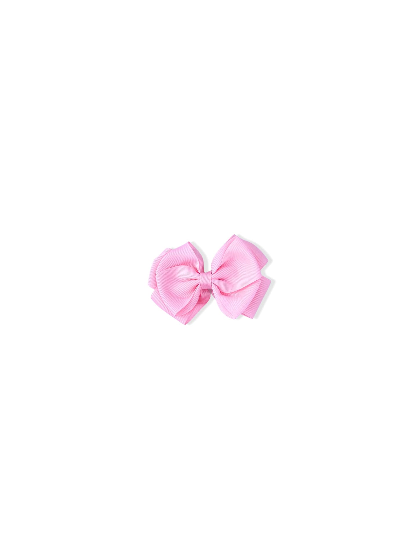 Hair clip with pink bow