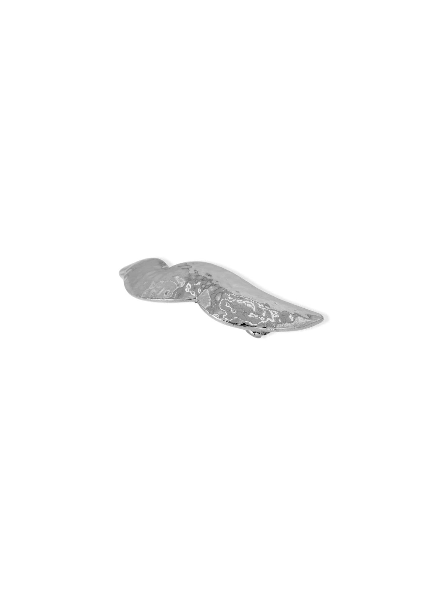 Silver French hair clip