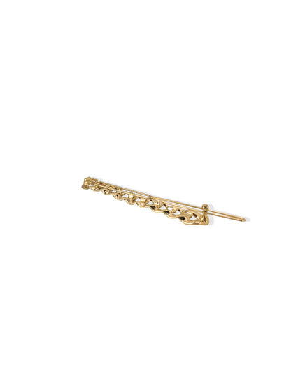 Golden hair clip