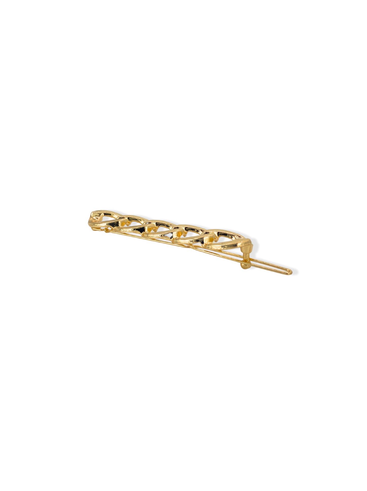 Golden hair clip