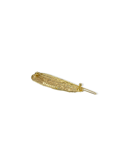 Golden hair clip