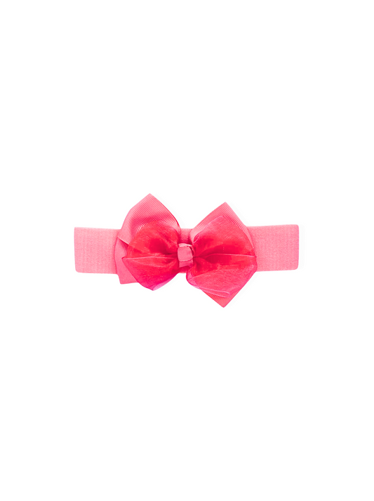 Hair ribbon with bow