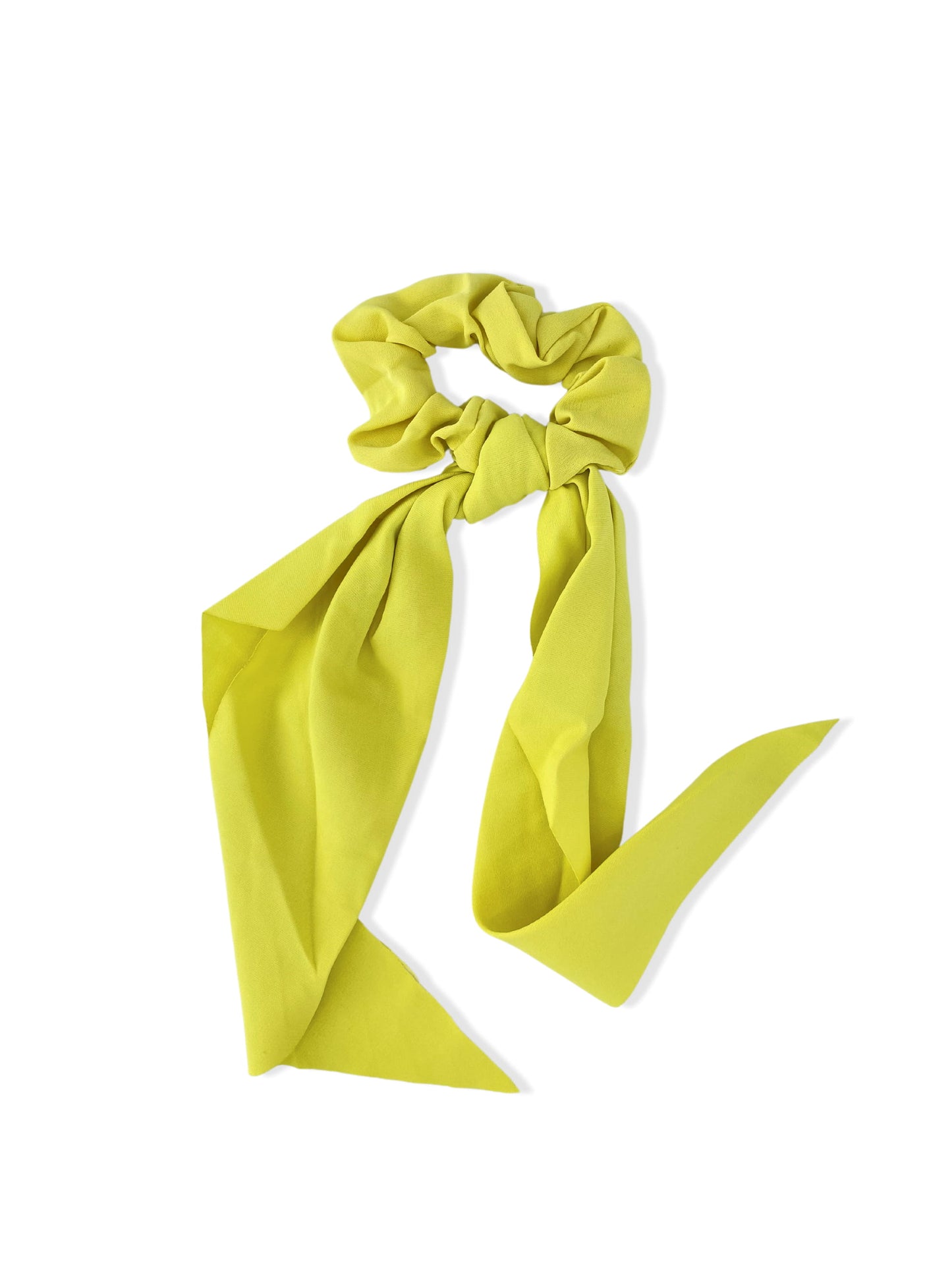 Hair elastic with yellow bow