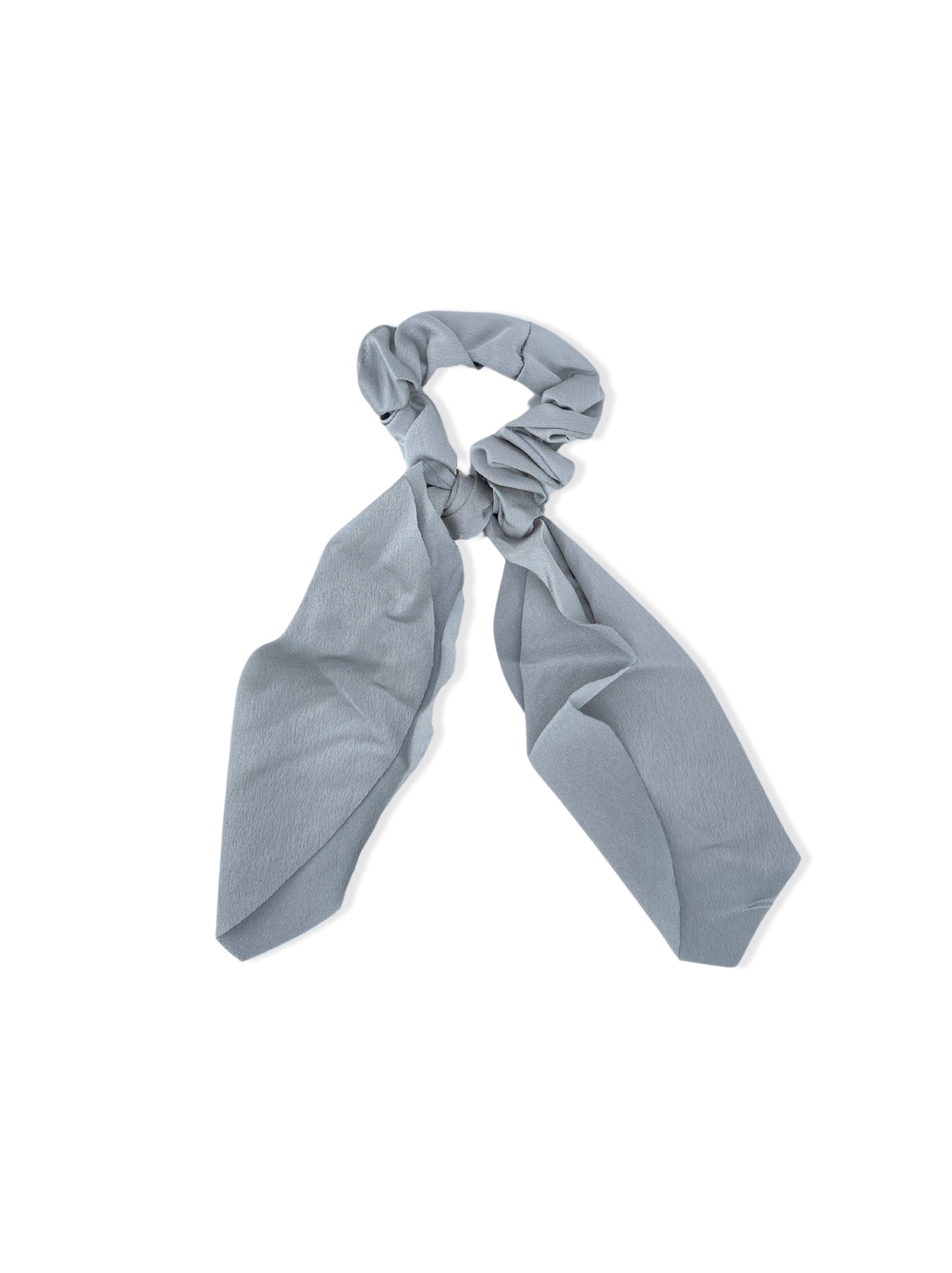 Hair elastic with gray bow