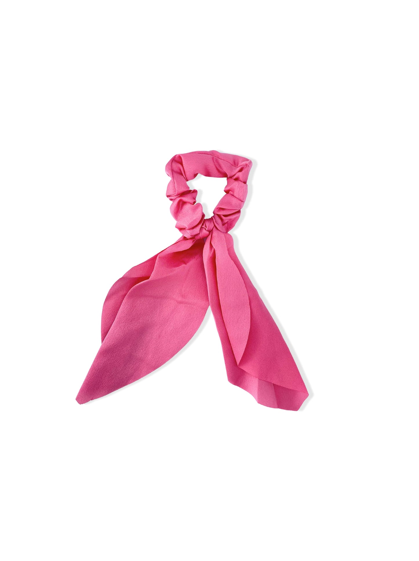 Hair elastic with pink bow