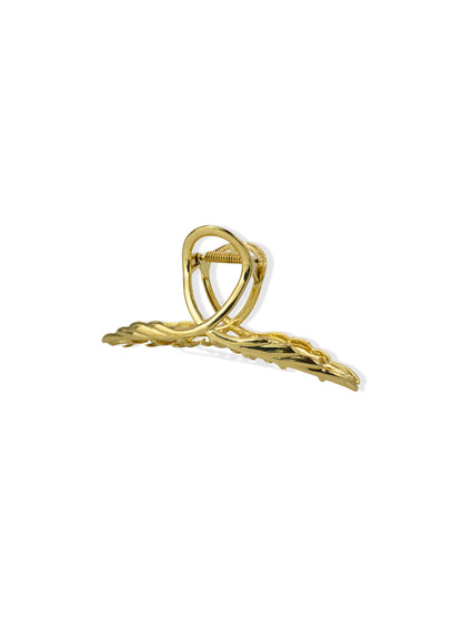 Golden hair clip