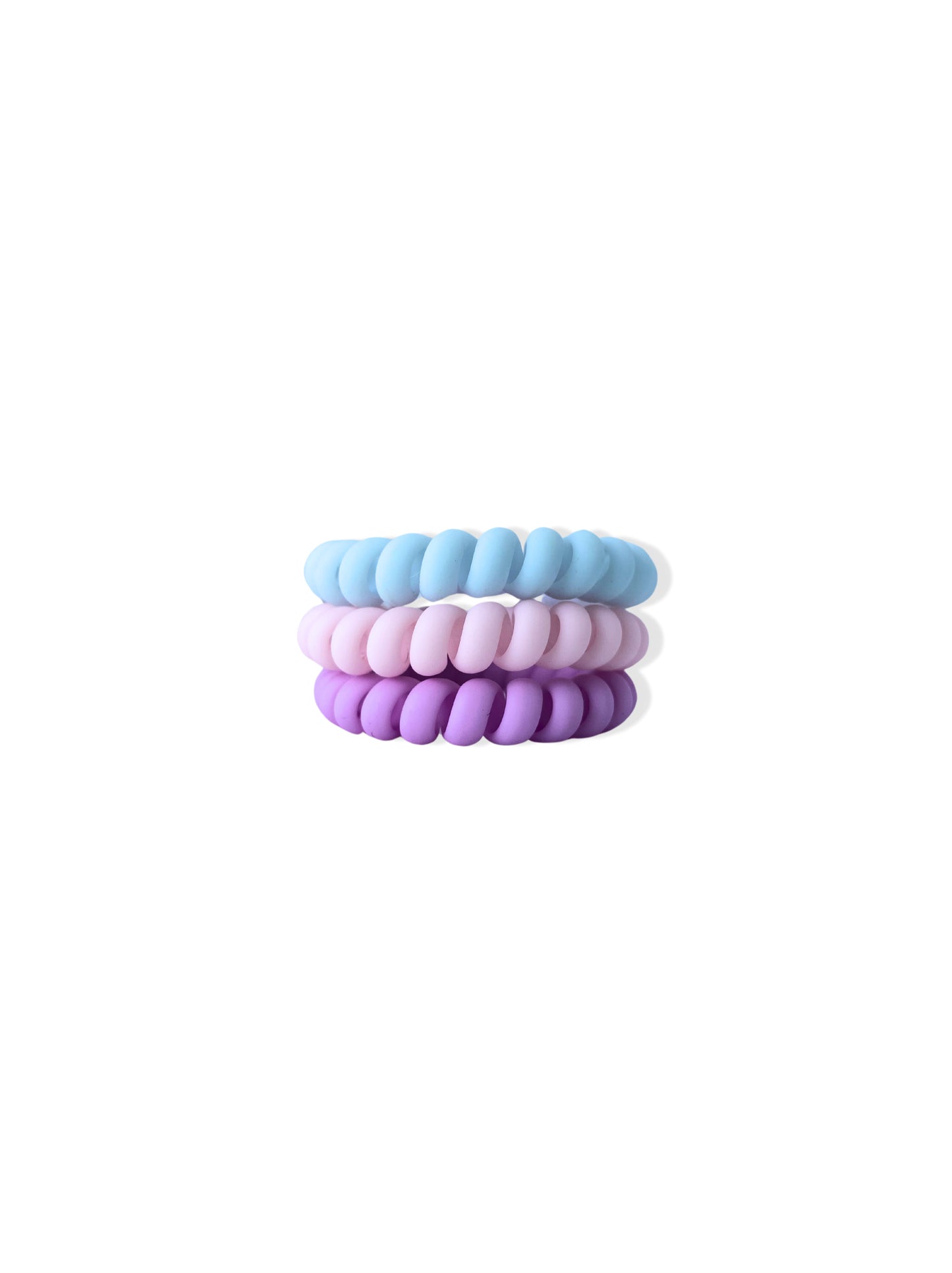 Set of colored hair elastics