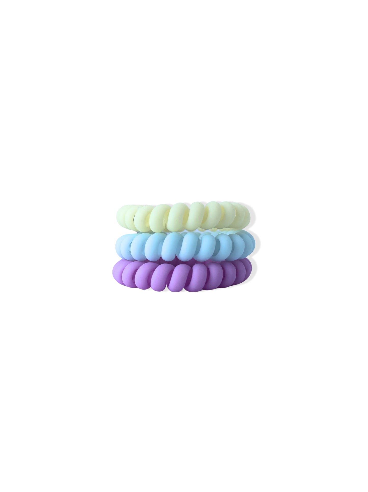 Set of colored hair elastics