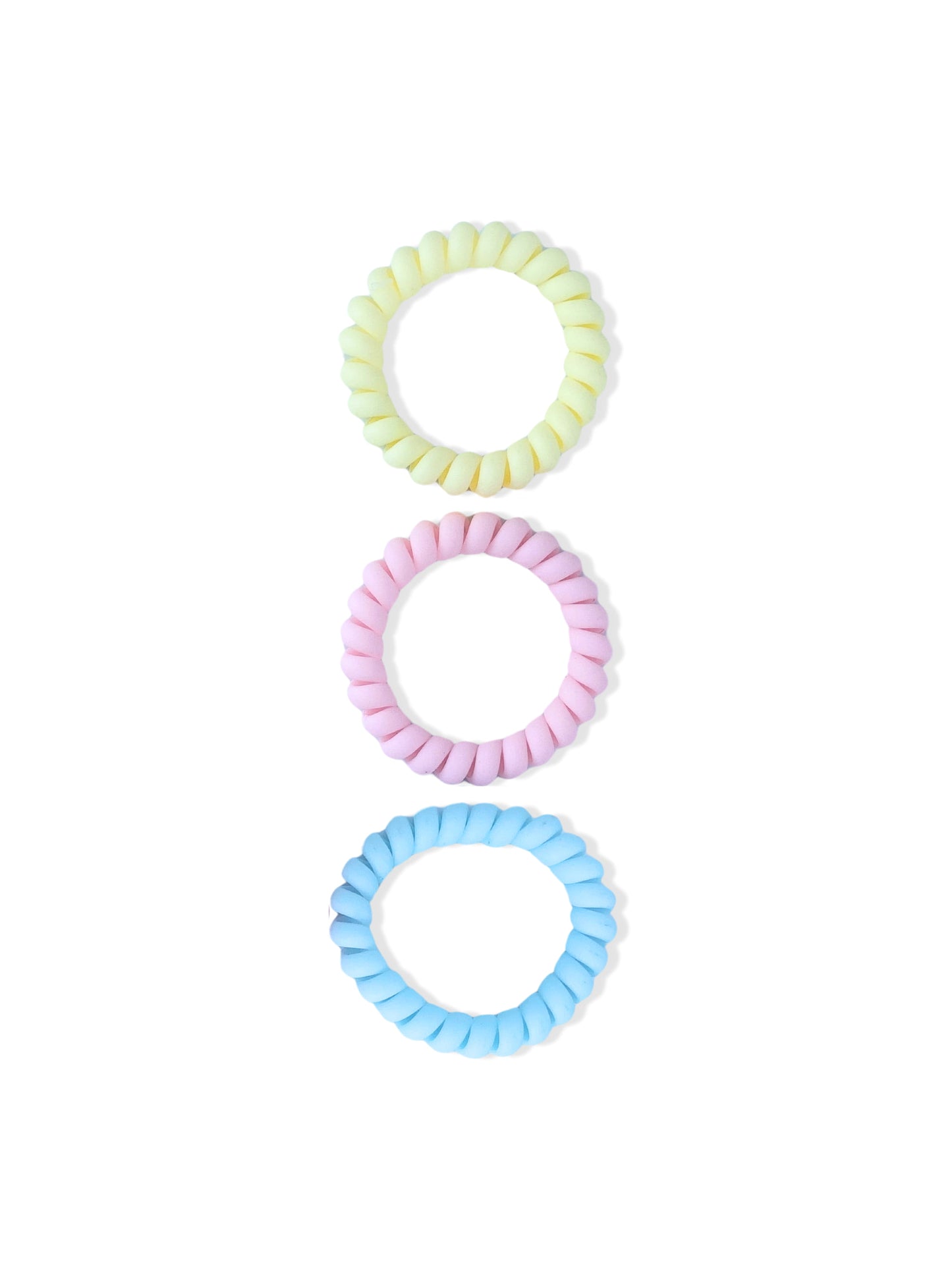 Set of colored hair elastics