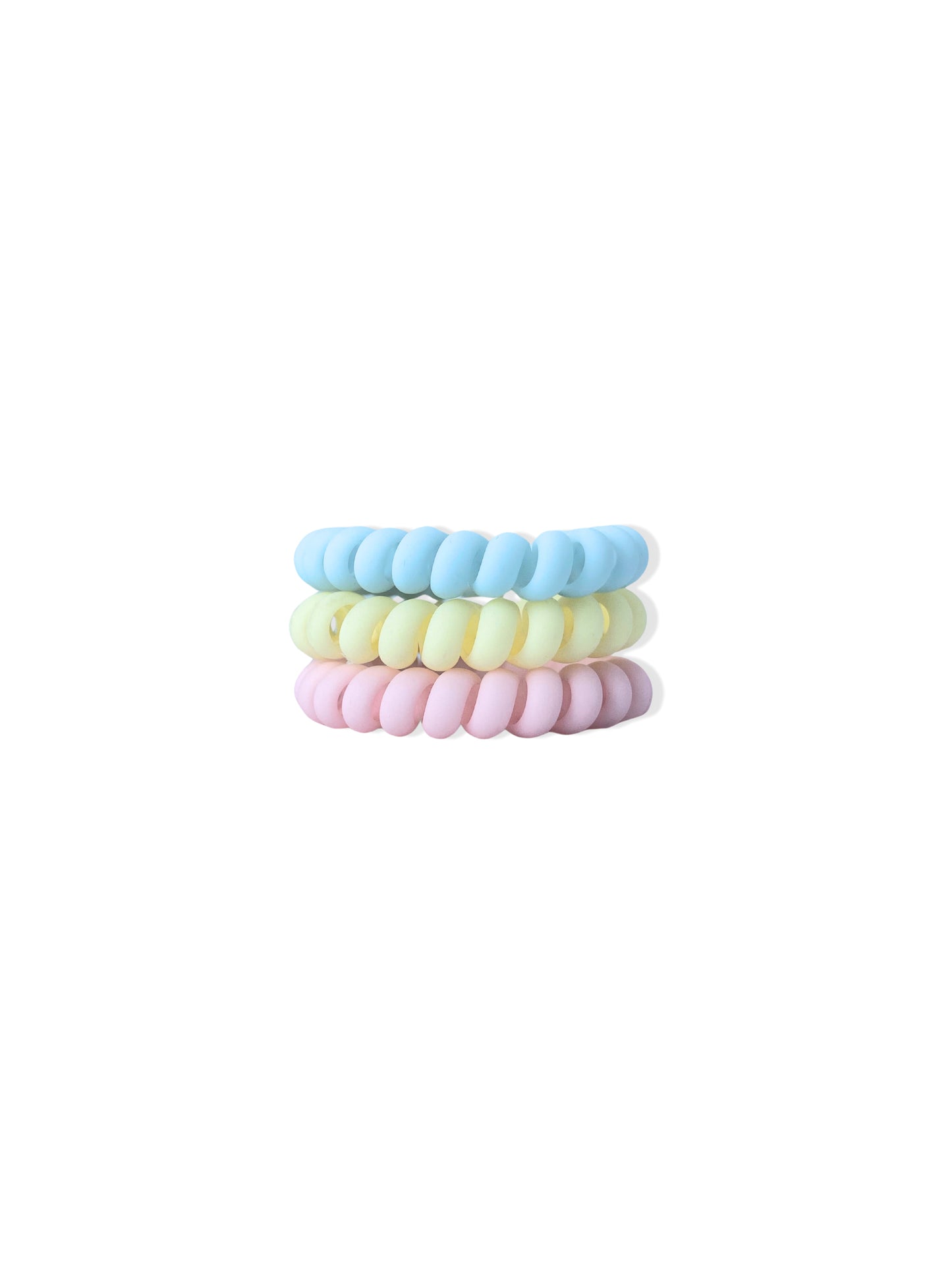 Set of colored hair elastics