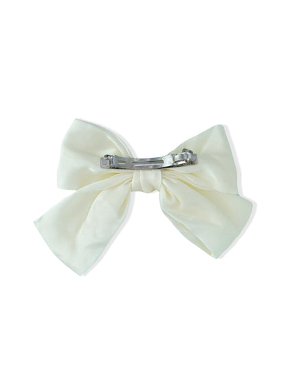 French hair clip with bow