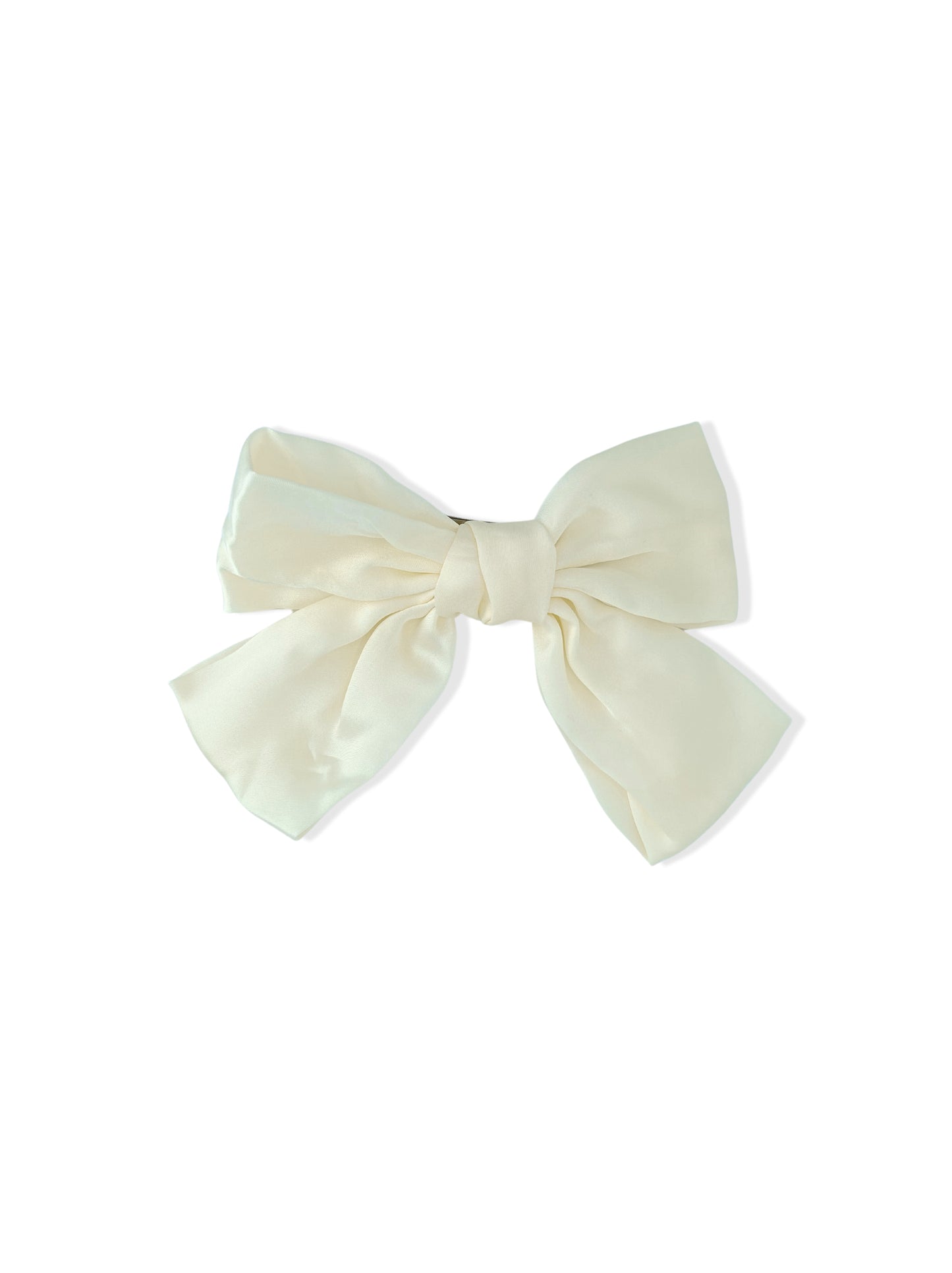 French hair clip with bow