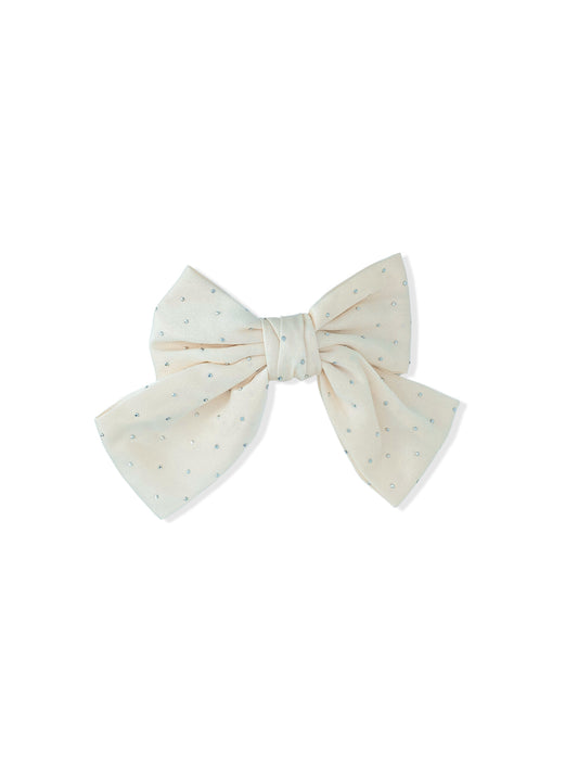 French hair clip with bow