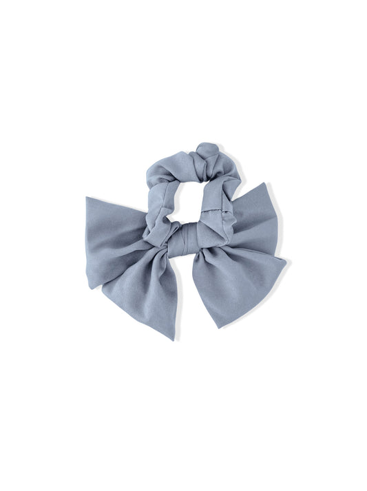 Gray hair elastic with bow