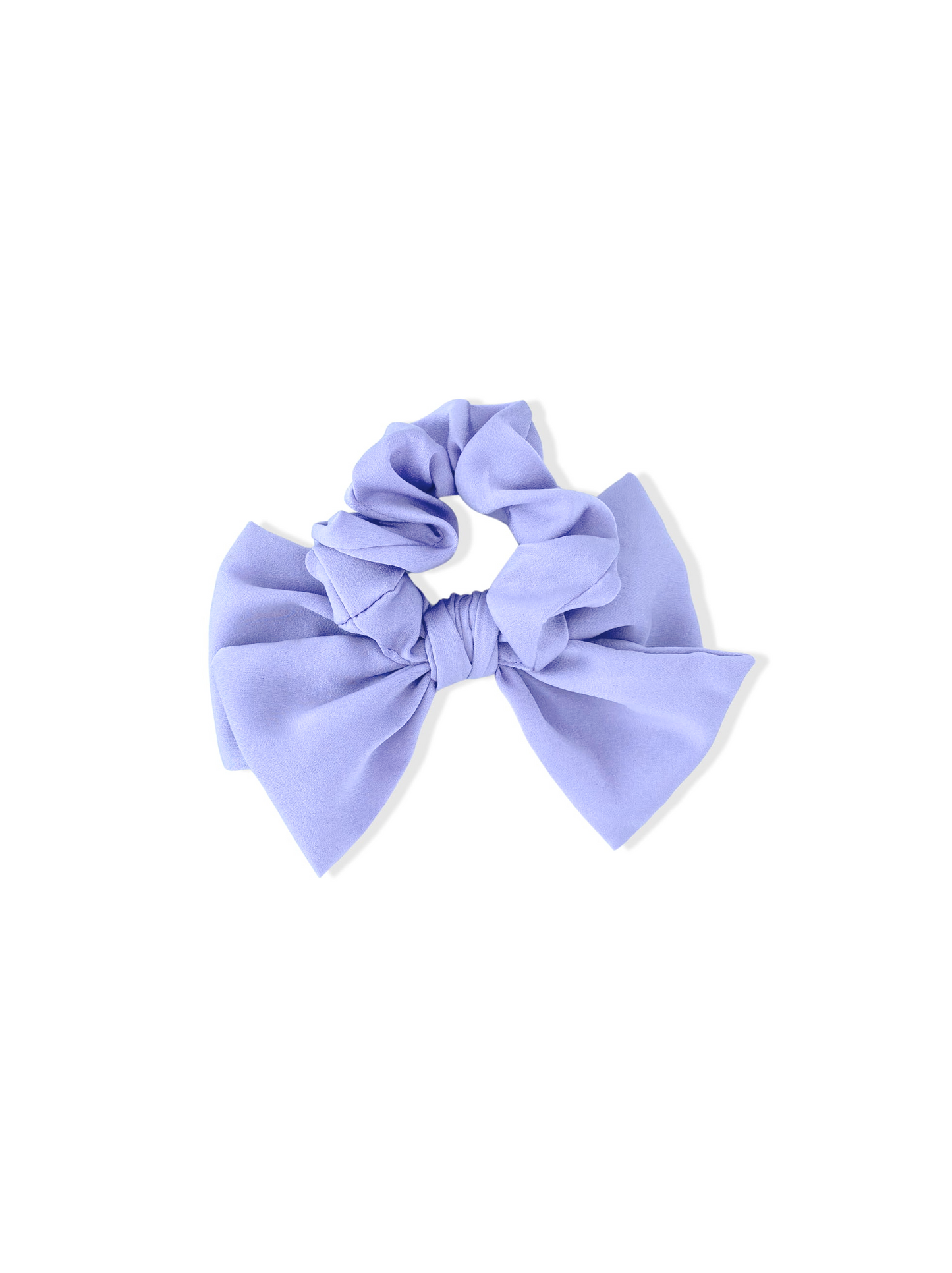 Purple hair elastic with bow