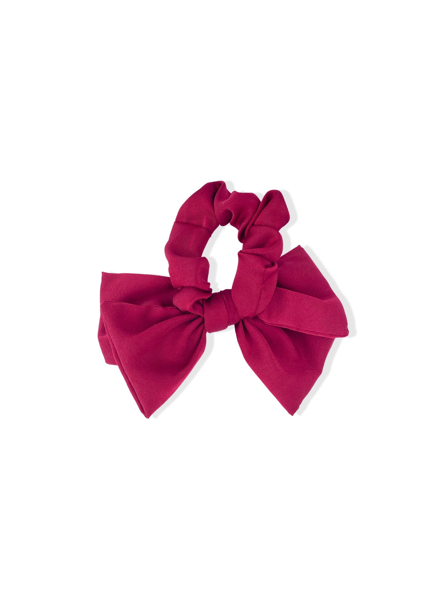 Red hair elastic with bow